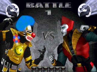 Joke's VS screen pose.